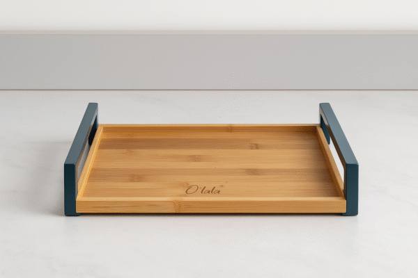 صينية خشب بيد