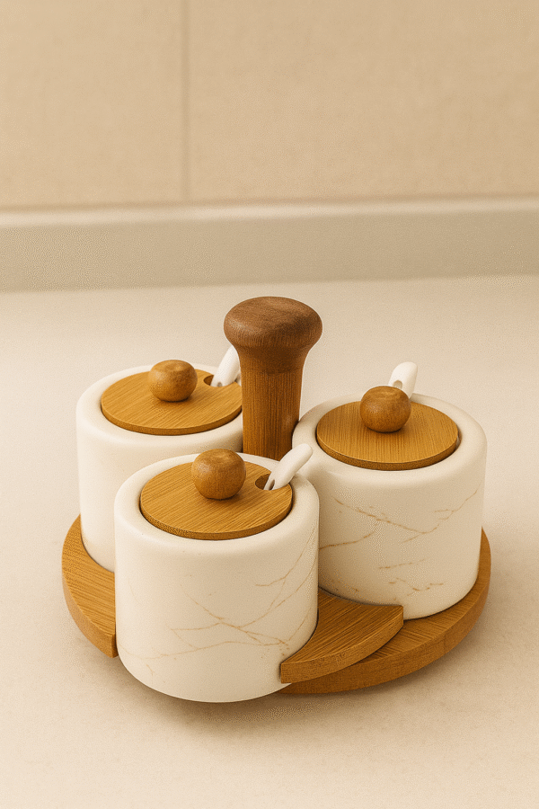 طقم سيراميك 3قطع بالمعلقة